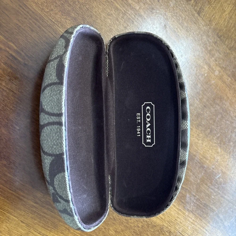 Coach Signature Monogram Sunglasses Hard‎ Case